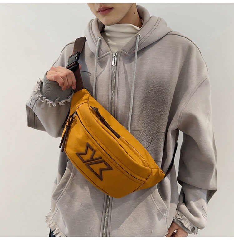 Trendy Chest Bag - Yellow 