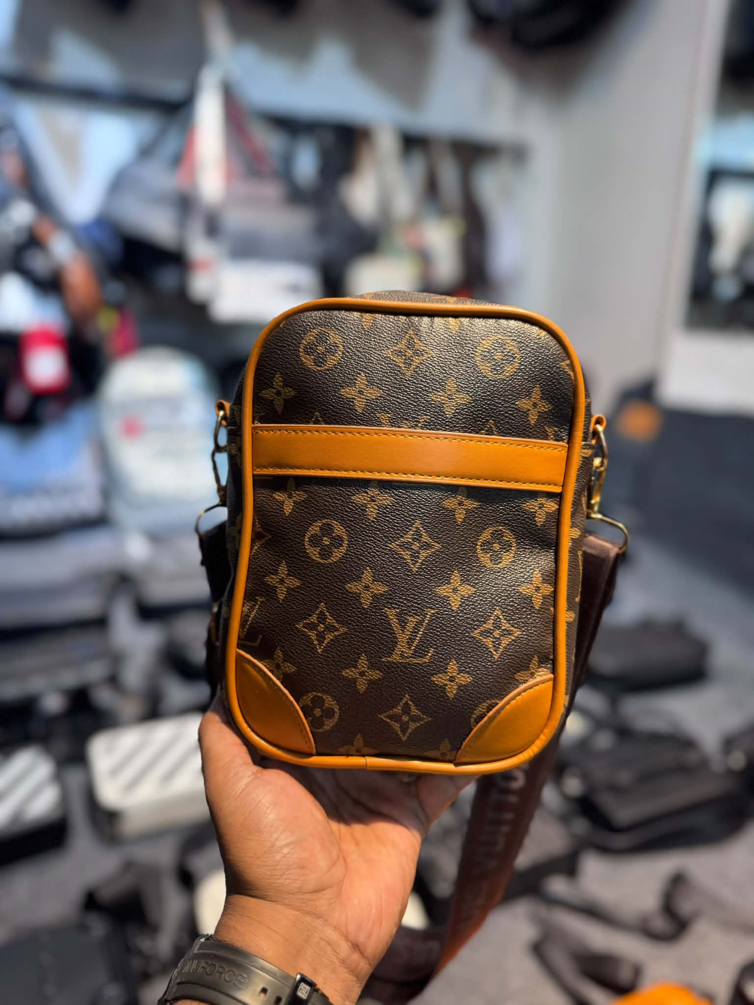 LV Side Bag - Brown
