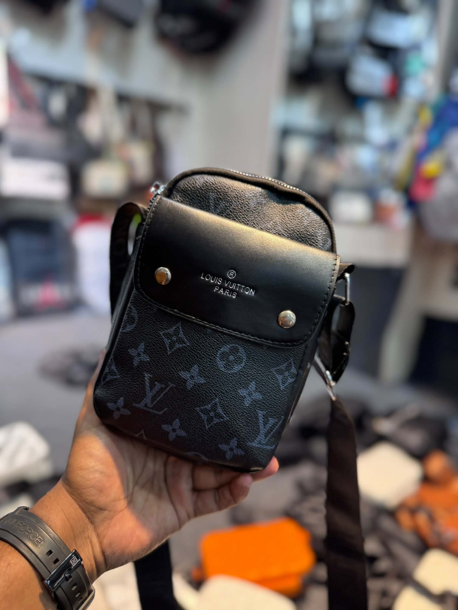 LV Side Bag - Black