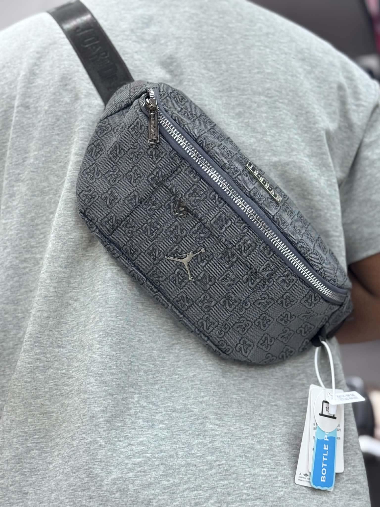 Jordan Fabric Chest Bag - Deep Ash