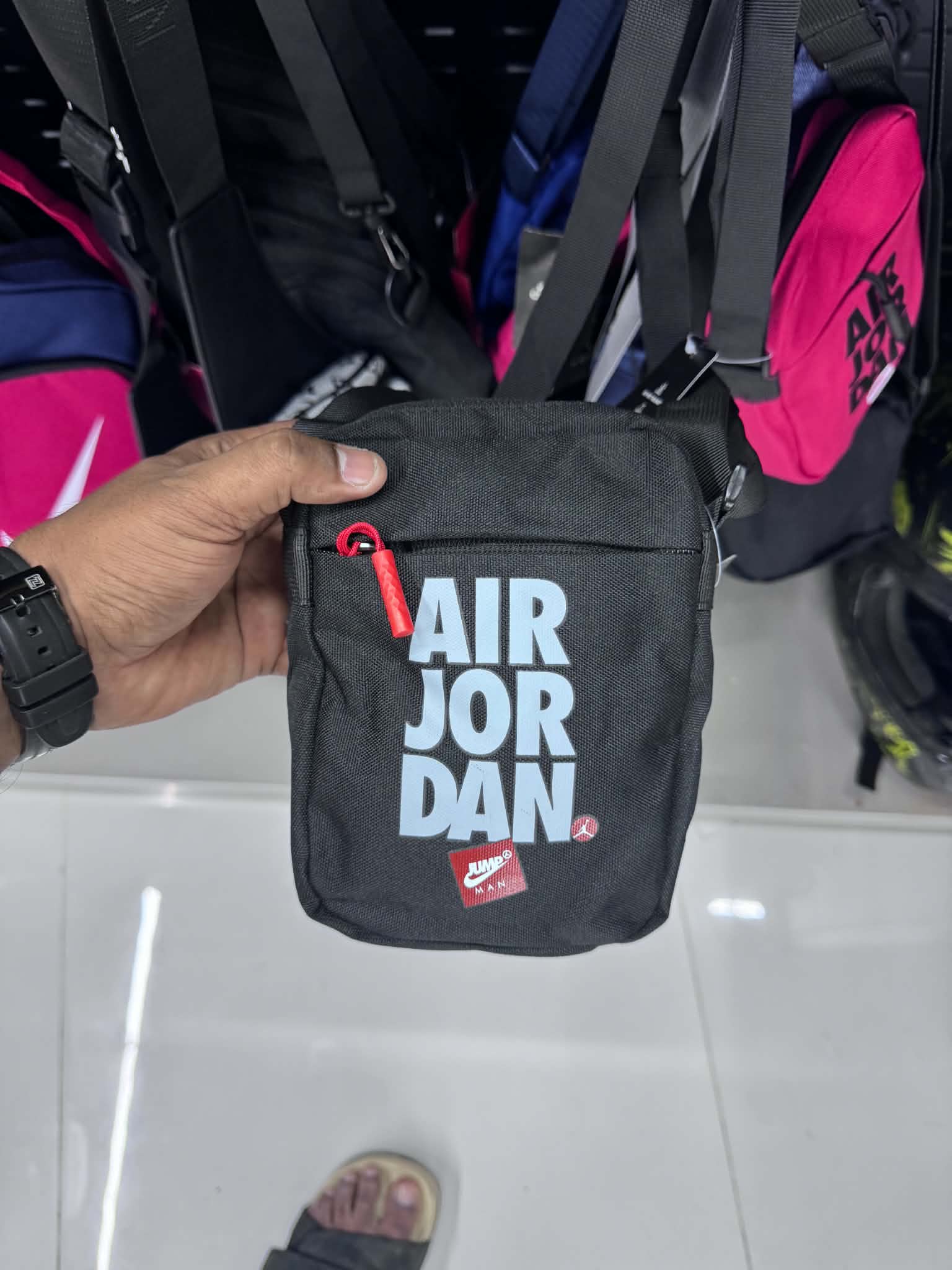 Jordan Mini Side Bag - Black thumbnail 1