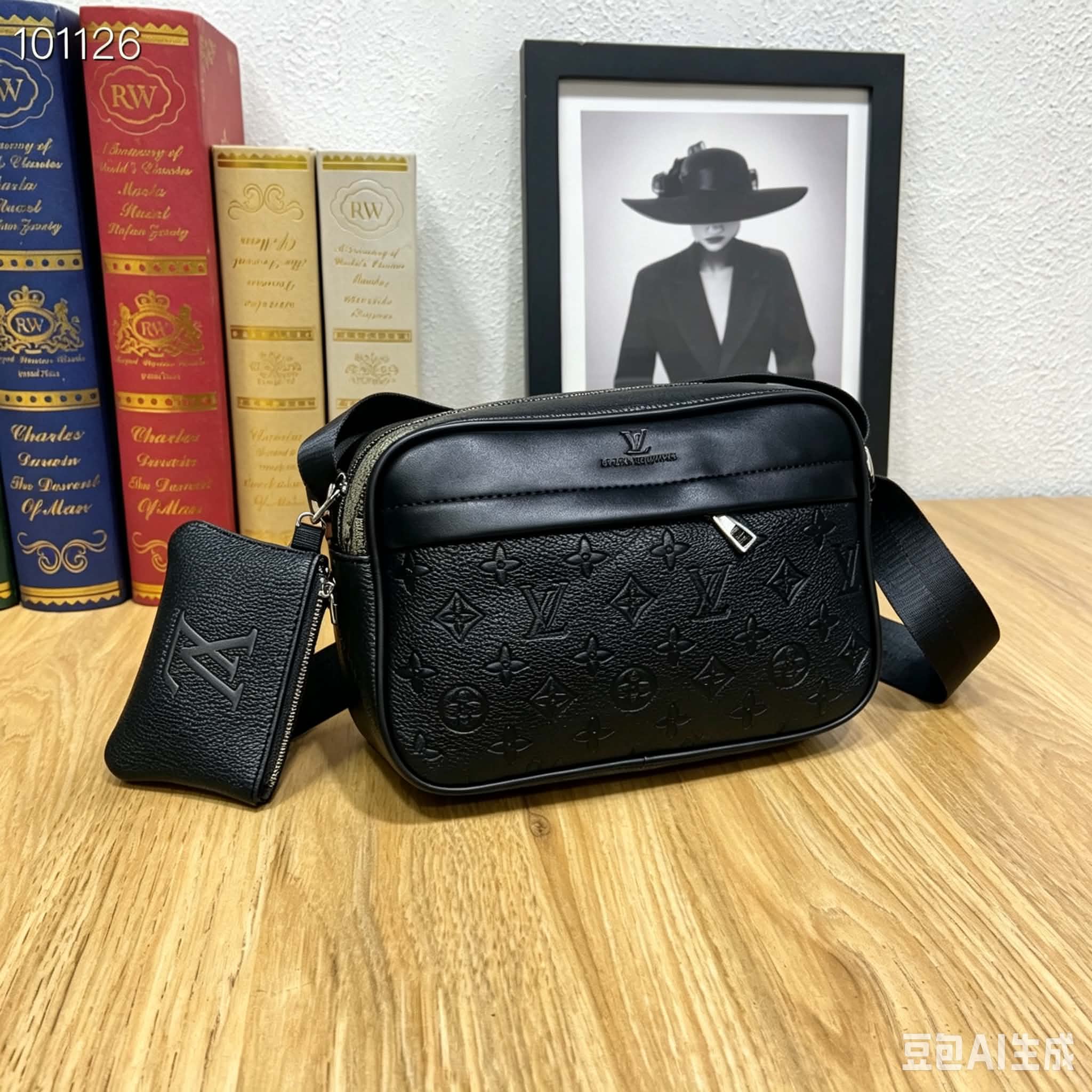 LV Side Bag - Black thumbnail 1