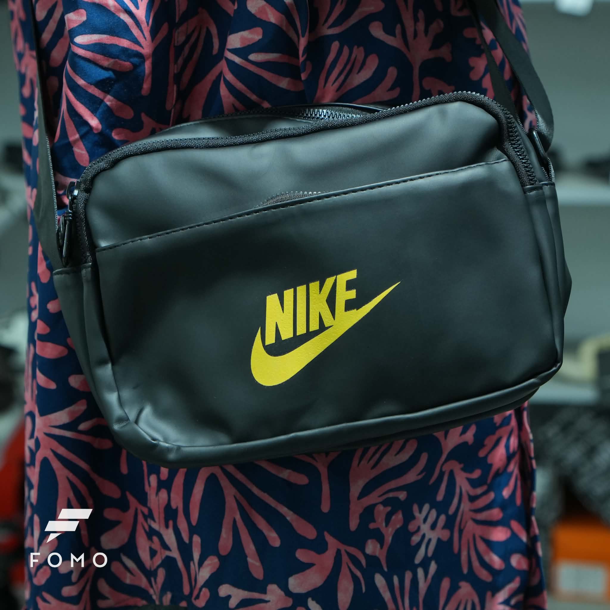 Nike Body Waterproof Side Bag - Black/White thumbnail 1