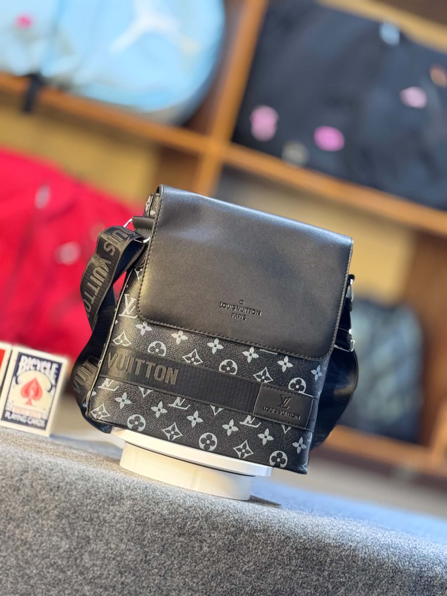 LV Side Bag - Black thumbnail 1