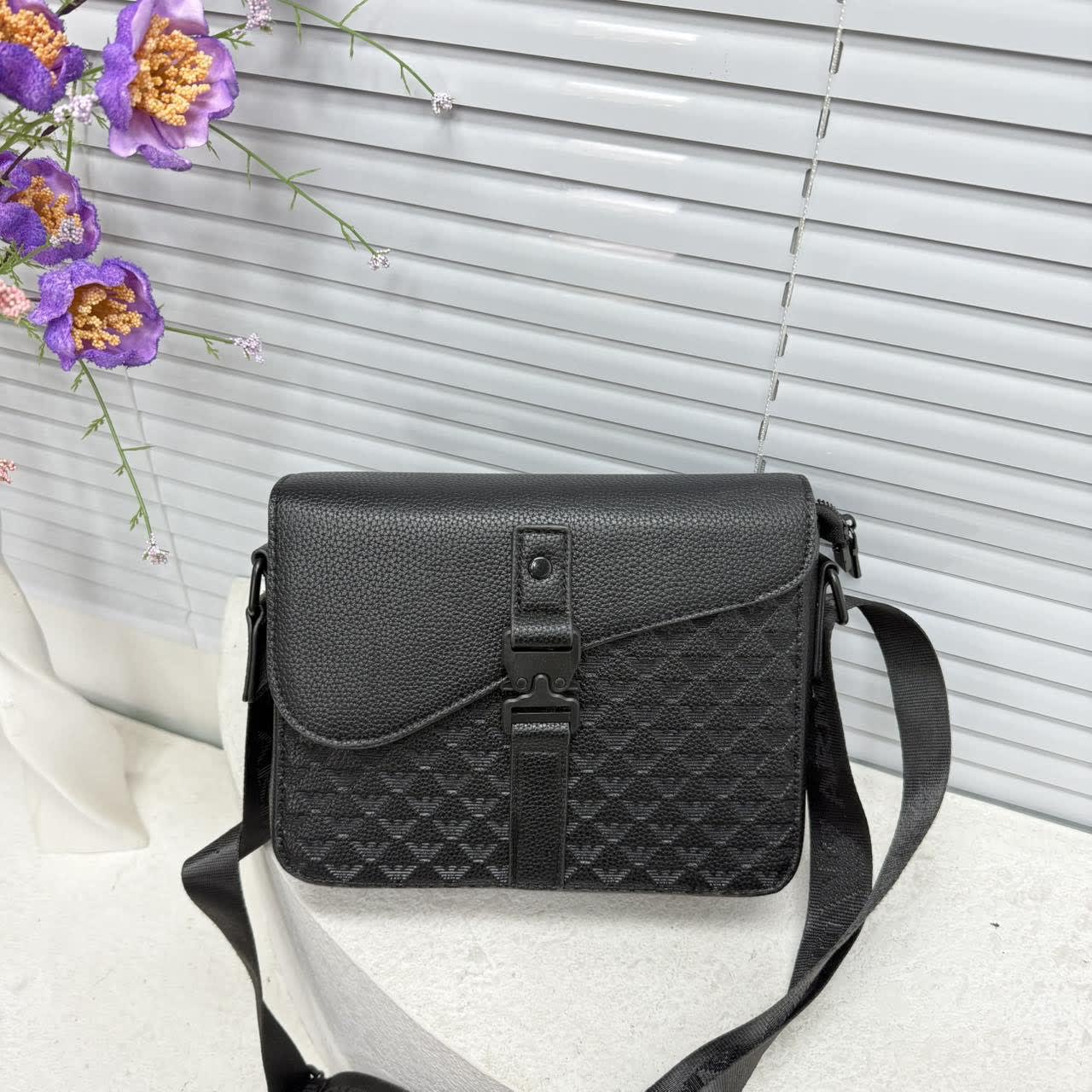 Armani Side Bag - Black thumbnail 1