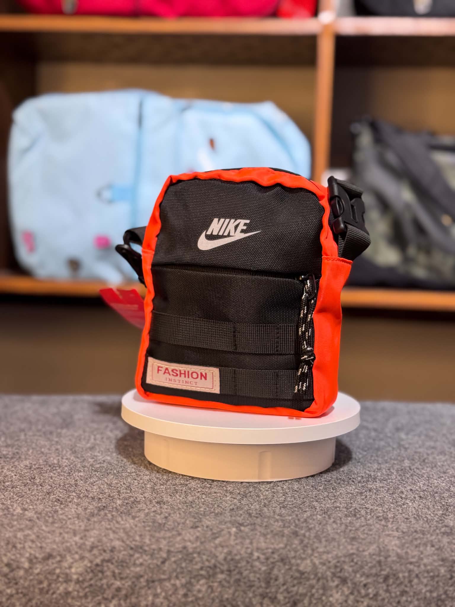 Nike Side Bag - Black/Orange thumbnail 1