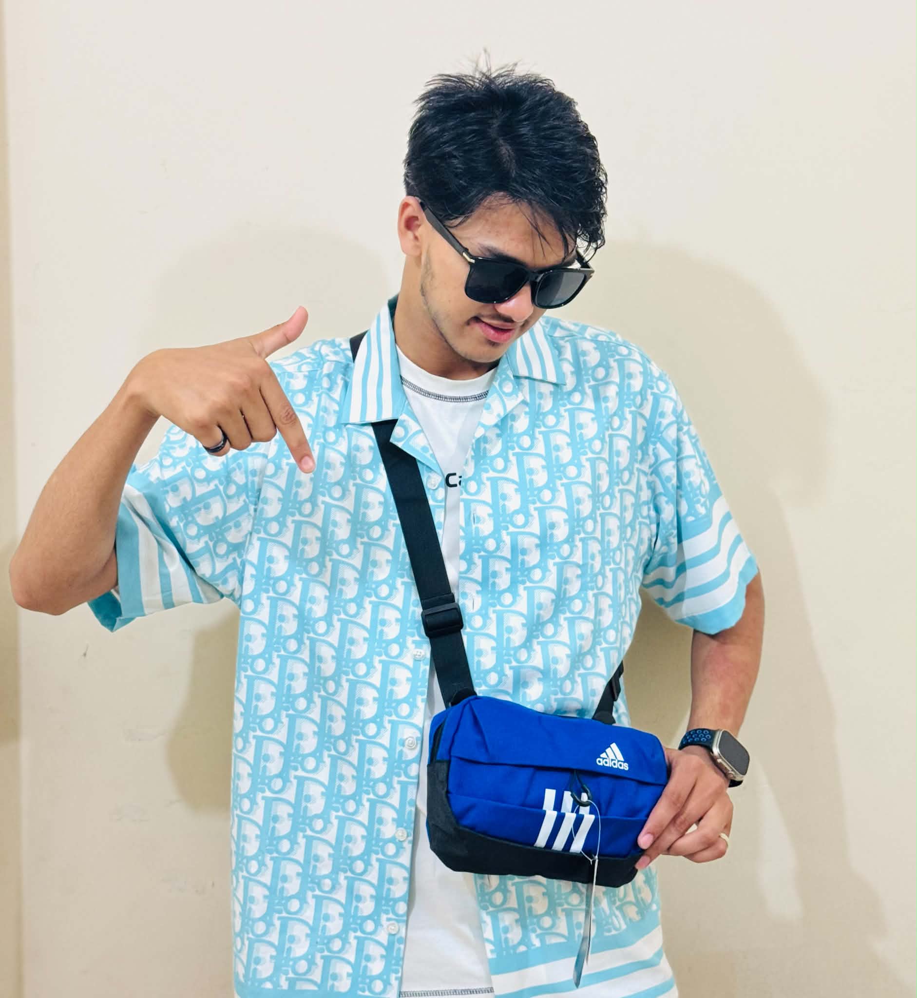 Adidas Side Bag - Blue