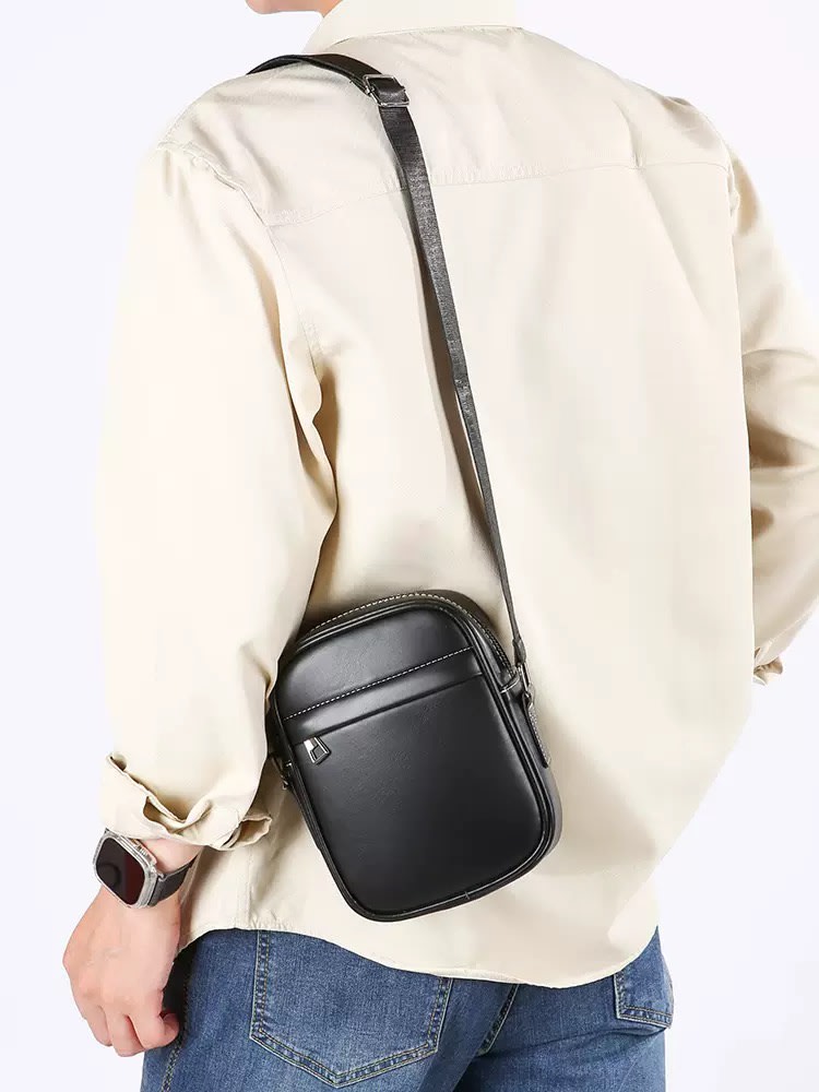 Premium Side Bag- Black