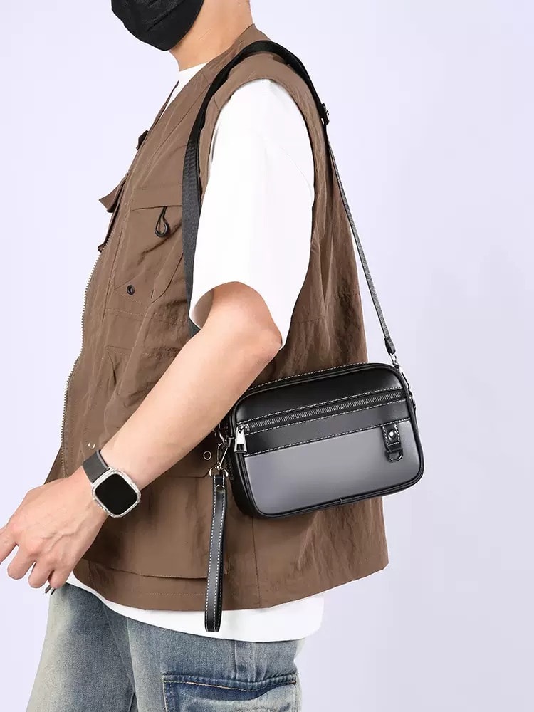 Premiun Side Bag - Black/Ash