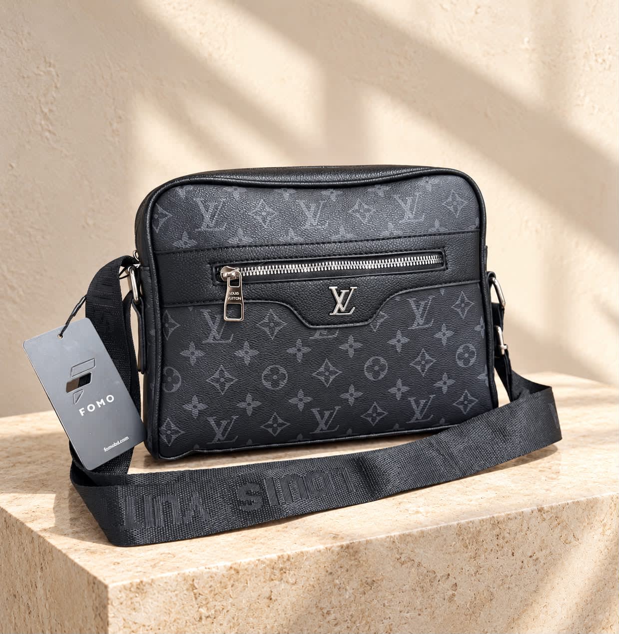 LV Large Side Bag - Black/Ash
