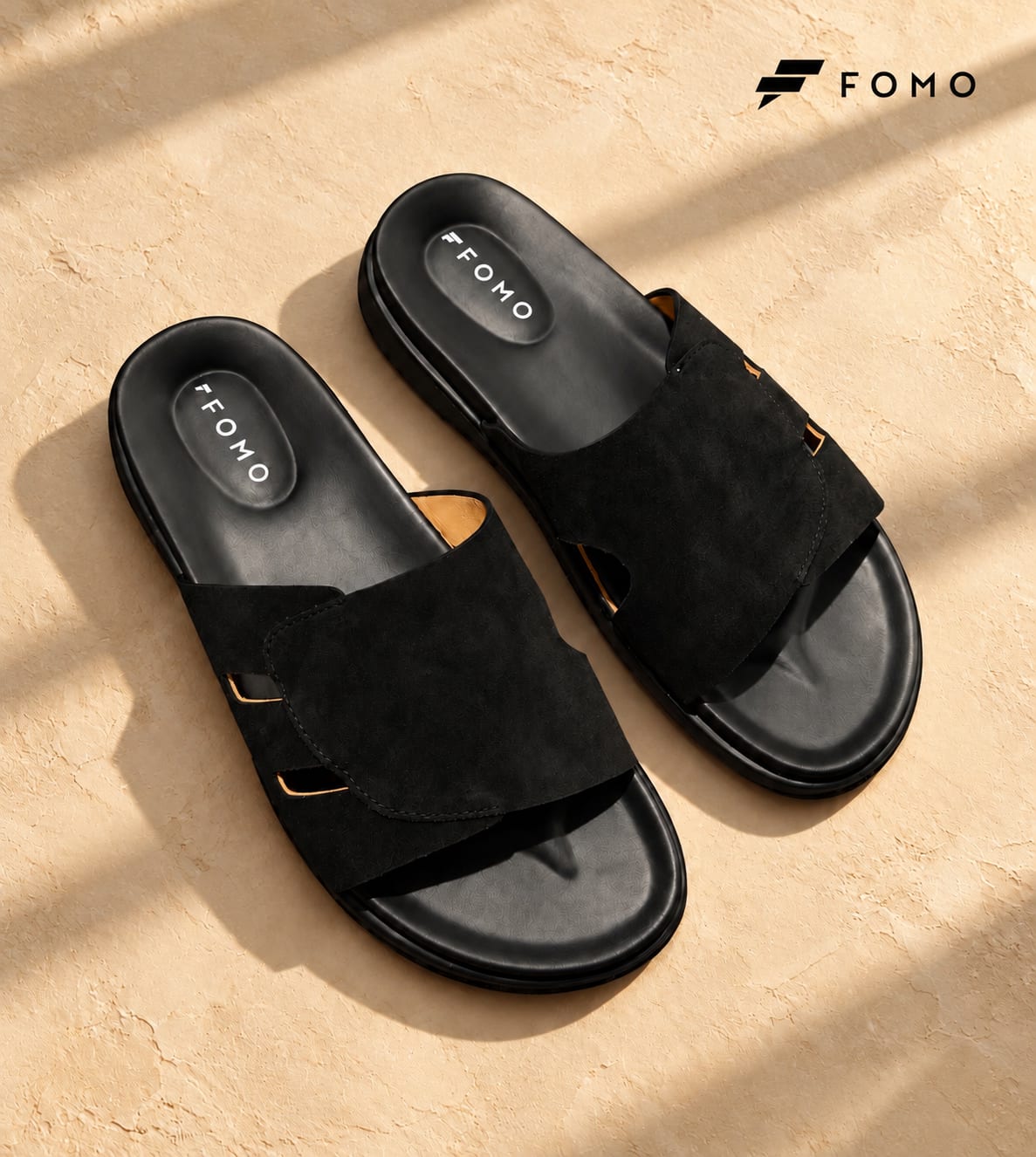 Fomo Premium Retro Slide - Black