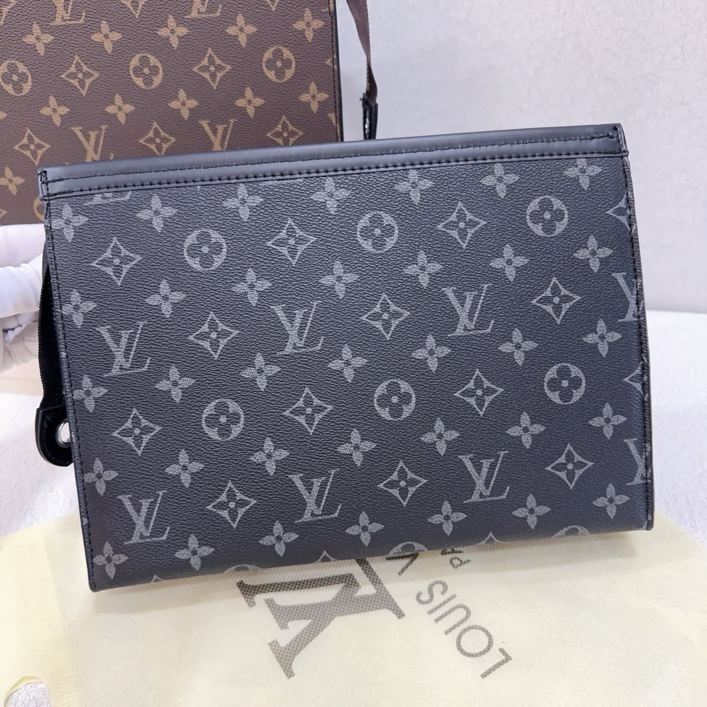 Premium Monogram Clutch Bag | Elegant & Timeless