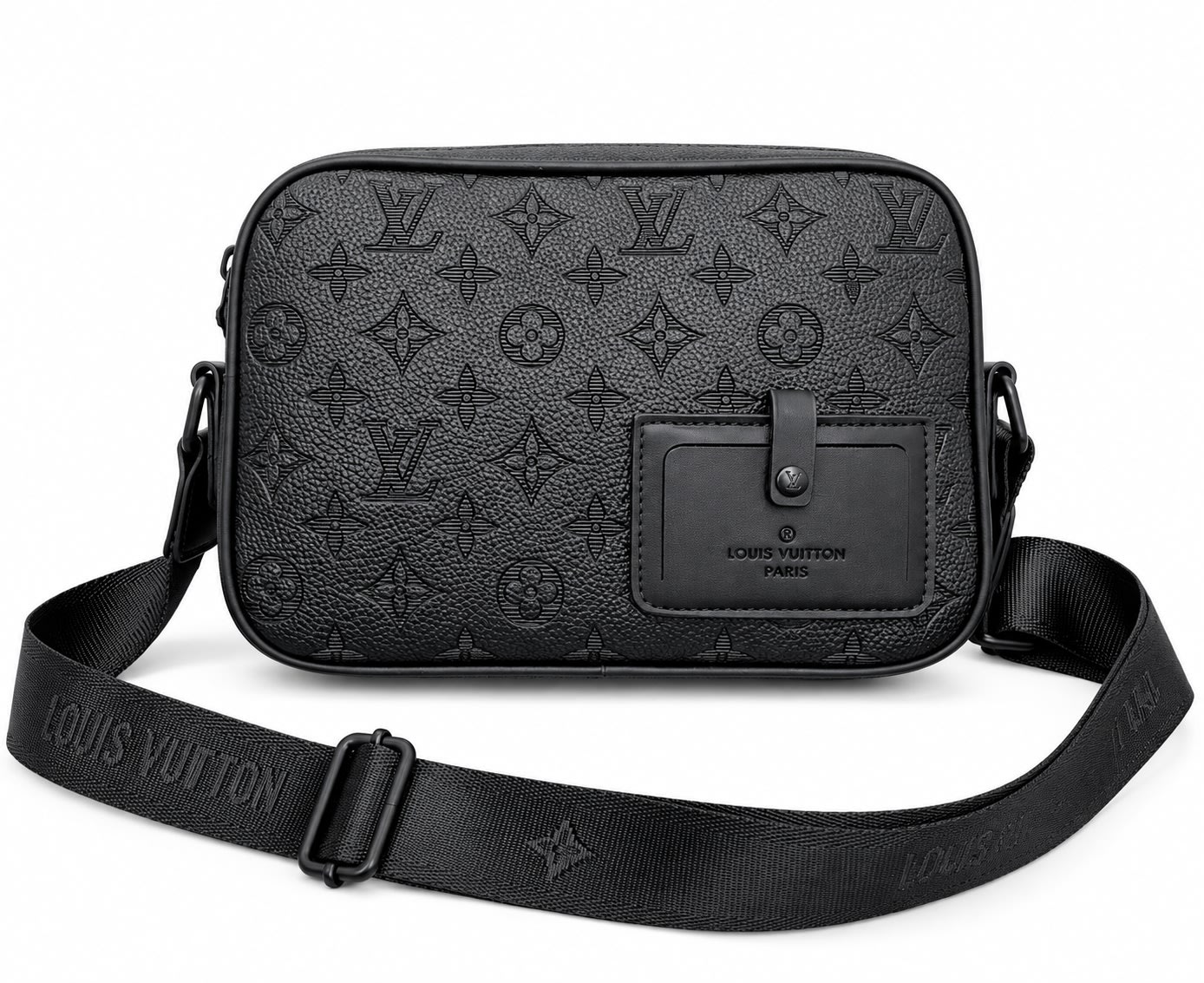 Monogram Crossbody Messenger Bag with Adjustable Strap thumbnail 1