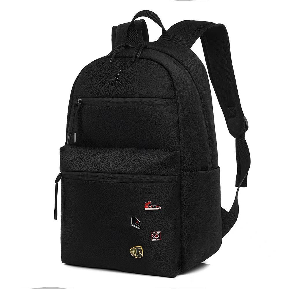Grey Jordan Elephant Print Multi-Zip Backpack thumbnail 2