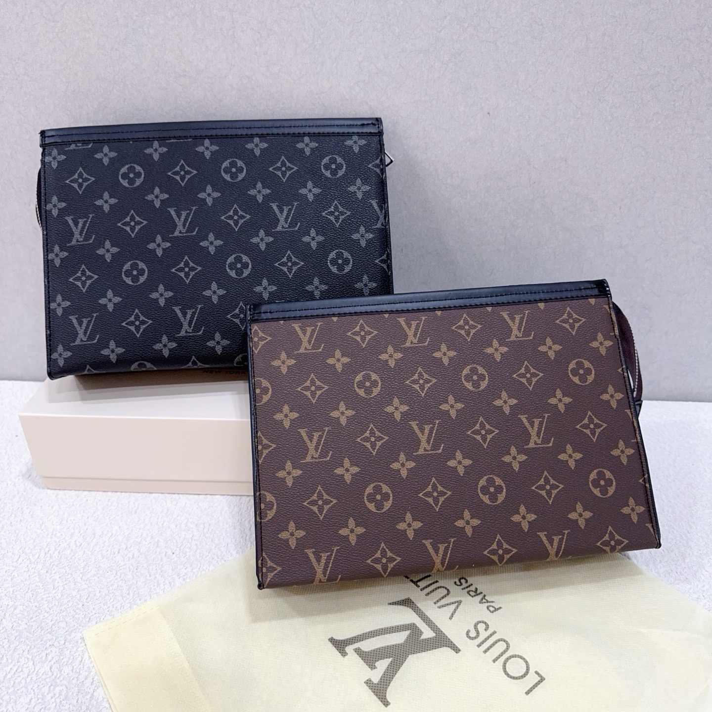 Premium Monogram Clutch Bag | Elegant & Timeless thumbnail 3