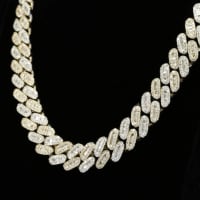Moissanite Diamond Iced Out Hip Hop Cuban Link Chain view 5