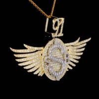 Personalized Iced-Out "Star" Name Pendant Necklace – Silver Tone Custom Hip Hop Chain  view 9