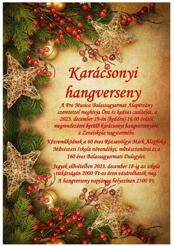 Karácsonyi Hangverseny