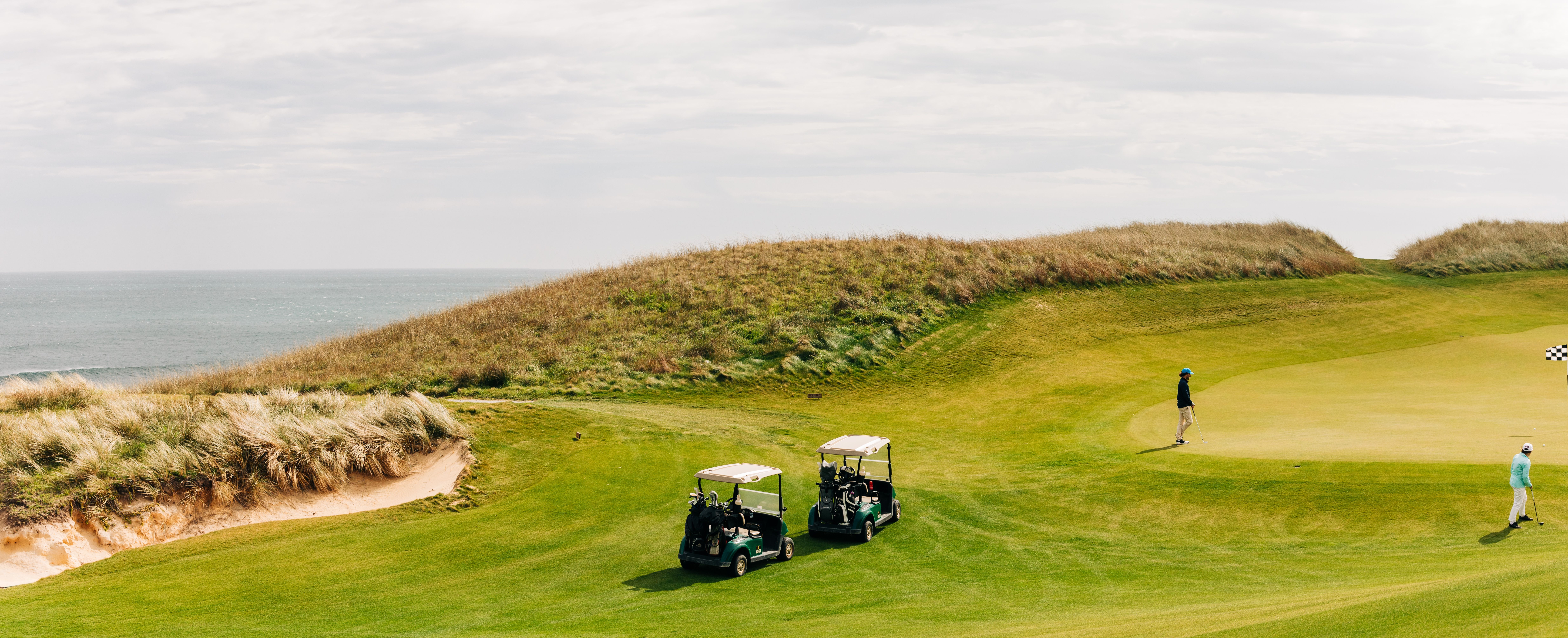 King Island links golf among coastal dunes