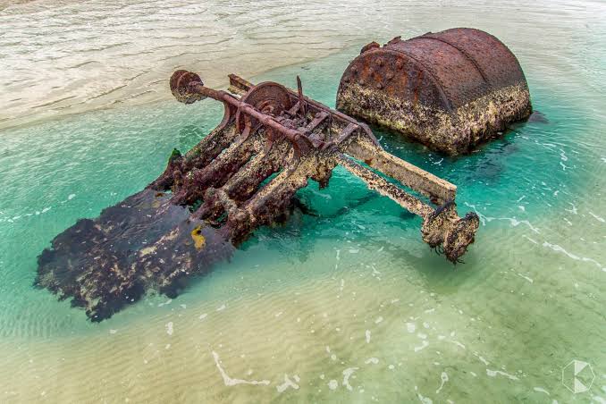 Historic shipwreck remains off the King Island coast