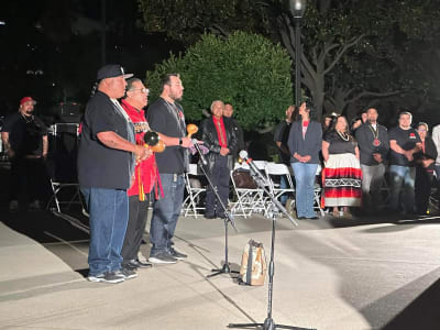 Intertribal Bird Singers MMIP Vigil 2024
