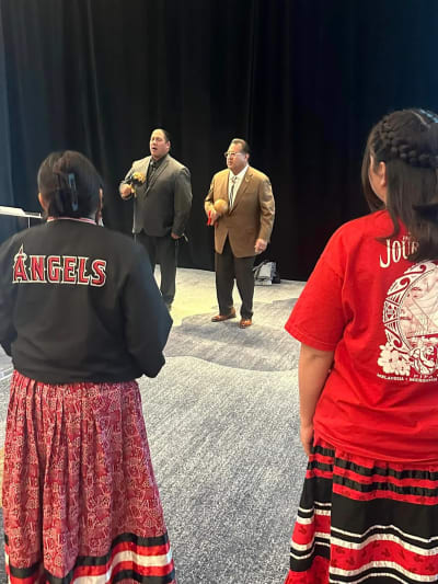 MMIP Tribal Leaders Reception 2024 Intertribal Bird Singers