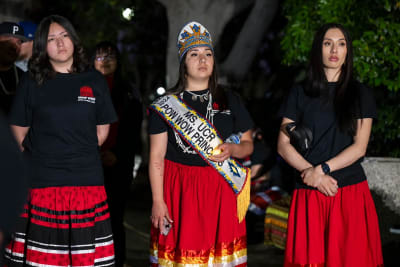 MMIP Vigil Intertribal Bird Singer Group