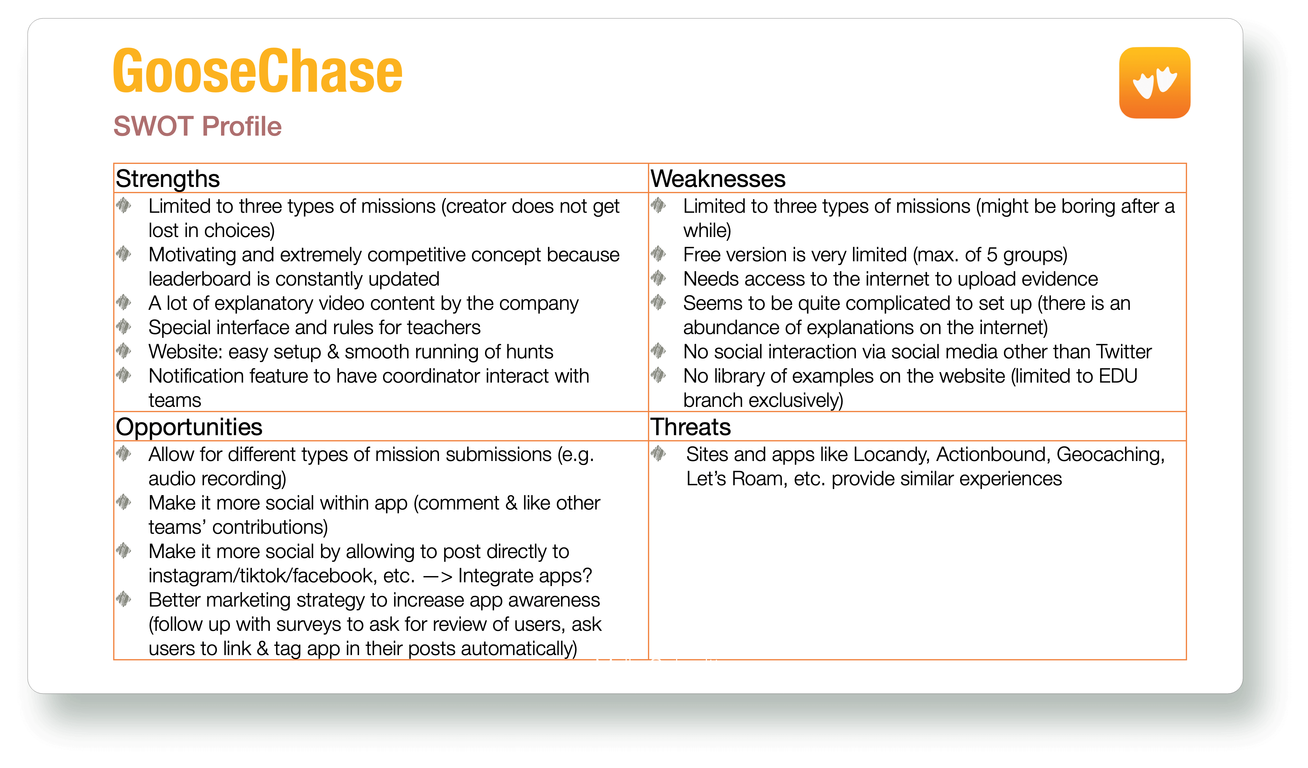 Goosechase