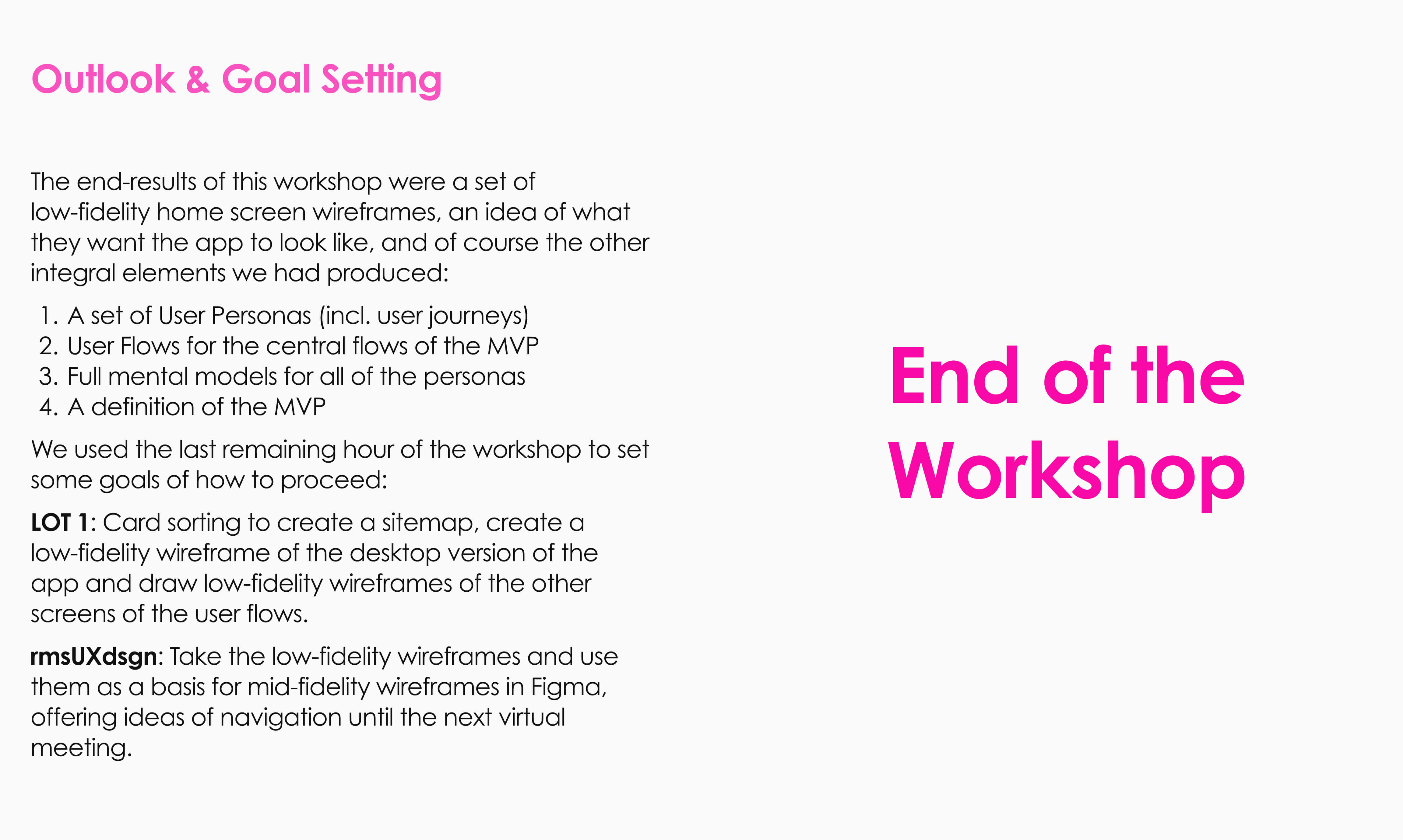 Workshop