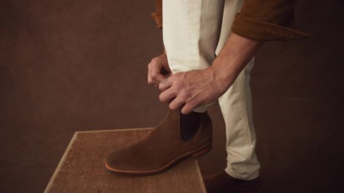 Rm williams suede deals