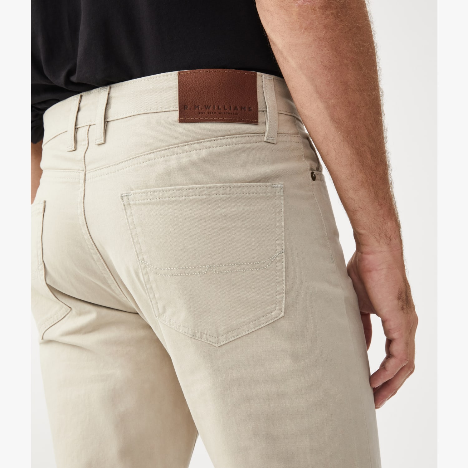 RM Williams Ramco Moleskin Jeans, Regular Fit, Low Rise sites.unimi.it