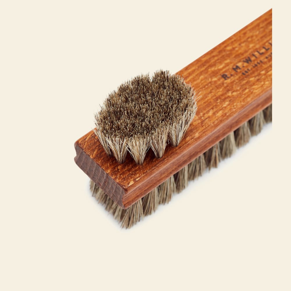 Natural Double Sided Brush | R.M.Williams Leather Care | R.M.