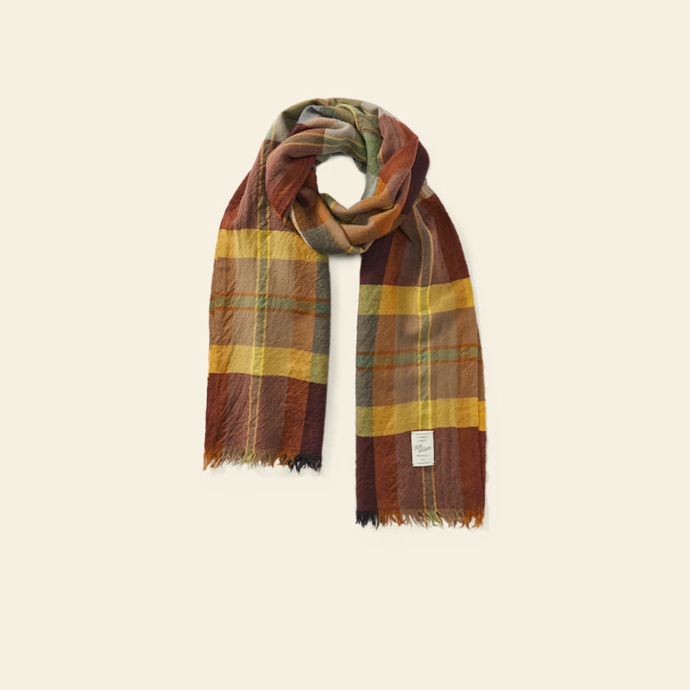 Mulligan wool check scarf | R.M.Williams® New Zealand