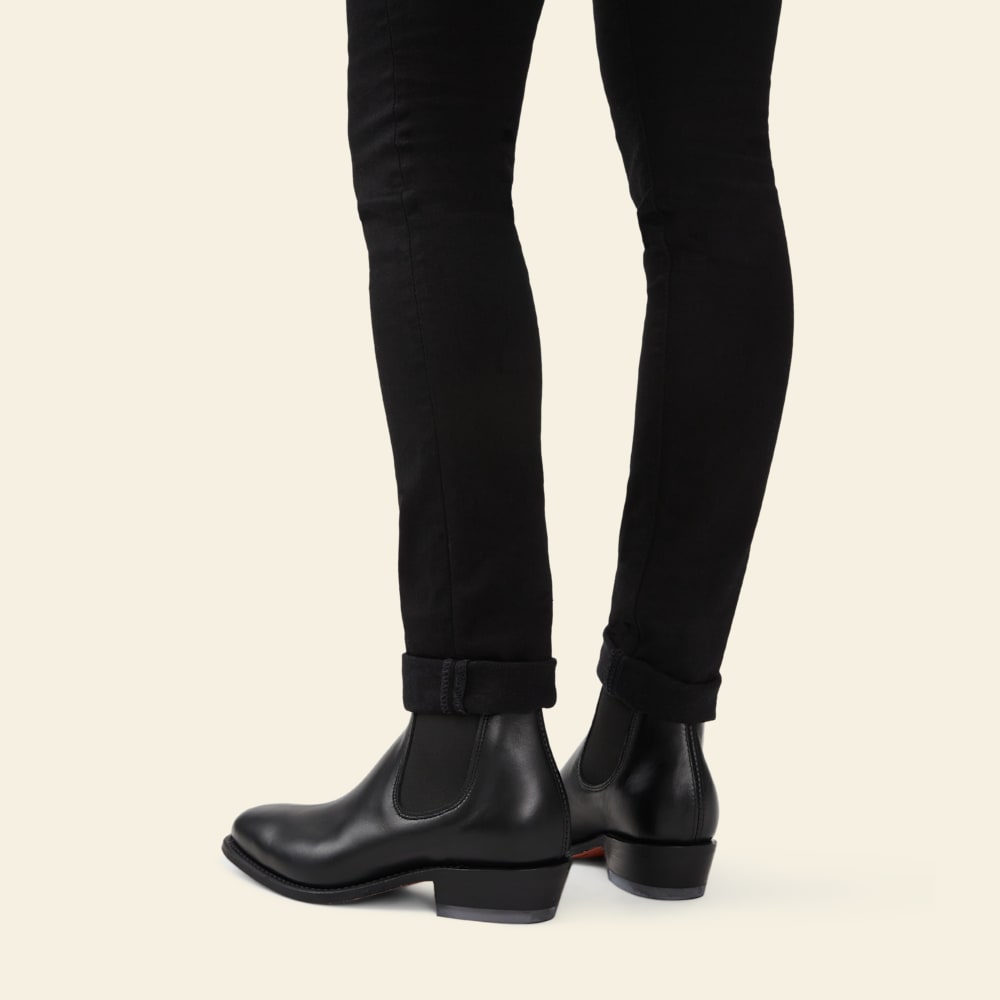 Black Lady Yearling Boots Chelsea Boots