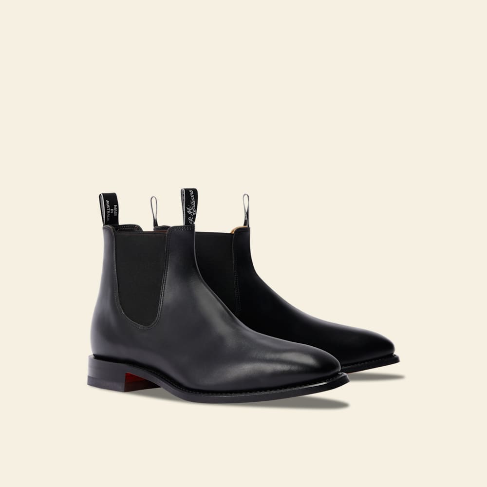 Black Signature Craftsman Boots | R.M.Williams Chelsea Boots