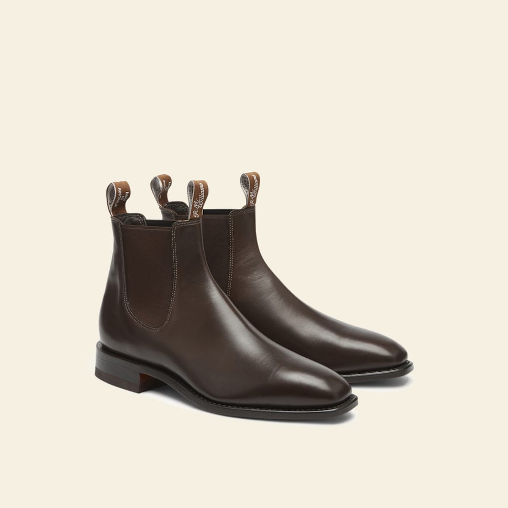 Chestnut Signature Craftsman Boots | R.M.Williams Chelsea  display picture 1
