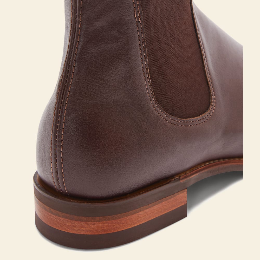 Chocolate Mens Boots With Rubber Sole Chocolate Kangaroo Craftsman