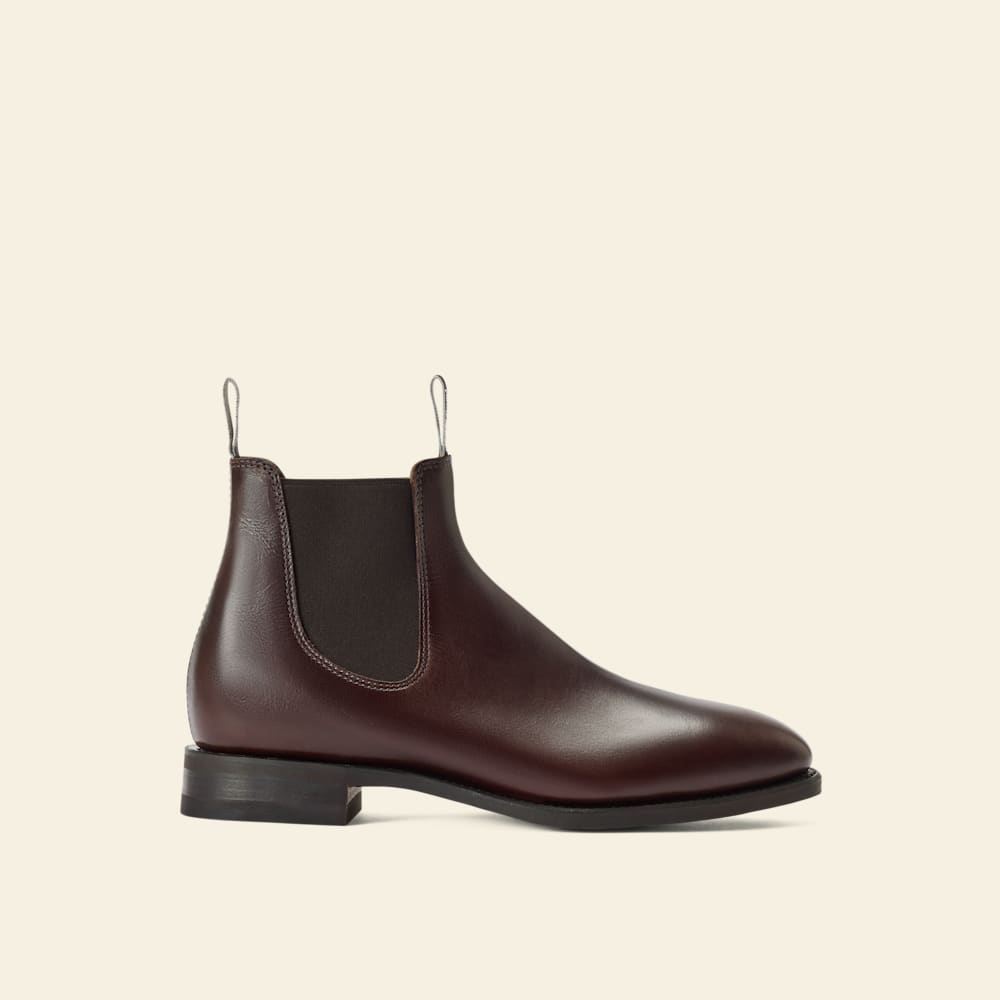 RM Williams Comfort Craftsman Brown  Chelsea Boots Men\'s US Size 7 AUS Size 6 Rm Williams Craftman Brown Leather Comfort Chelsea Boots  main image 3