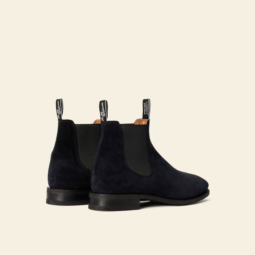 Midnight Suede Craftsman Boots | R.M.Williams Chelsea Boots | R.M.