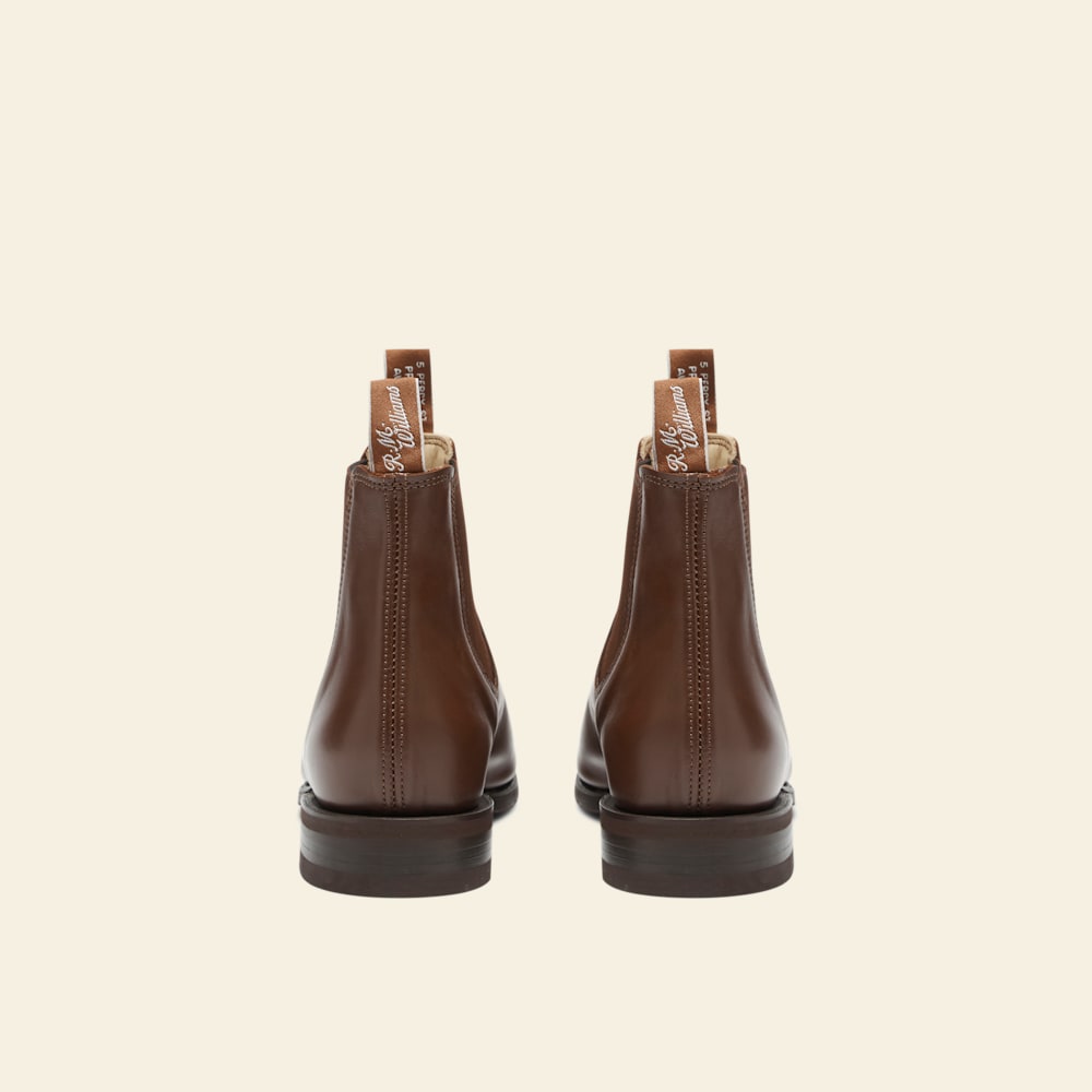 Dark Tan Comfort Craftsman Boots | R.M.Williams Chelsea Boots