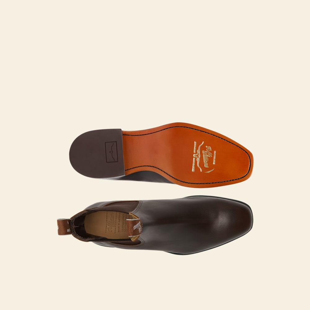 Chestnut Craftsman Boots | R.M.Williams Chelsea Boots | R.M.  display picture 1