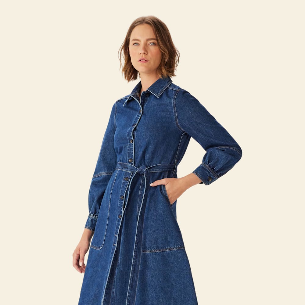 Willowtree Denim Midi Dress | R.M.Williams® United States