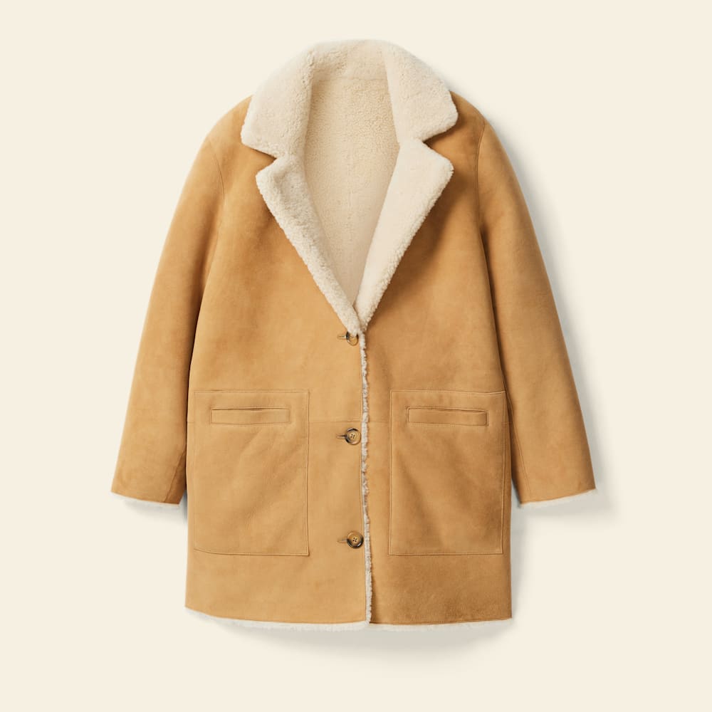 ジャケット・アウター Akito NATURAL TAN SHEEP LEATHER Akaroa sheepskin coat | R.M.Williams® United States