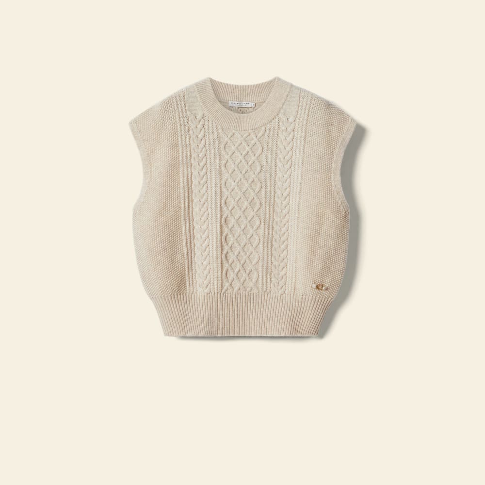 Bower cable sleeveless knit | R.M.Williams® Australia