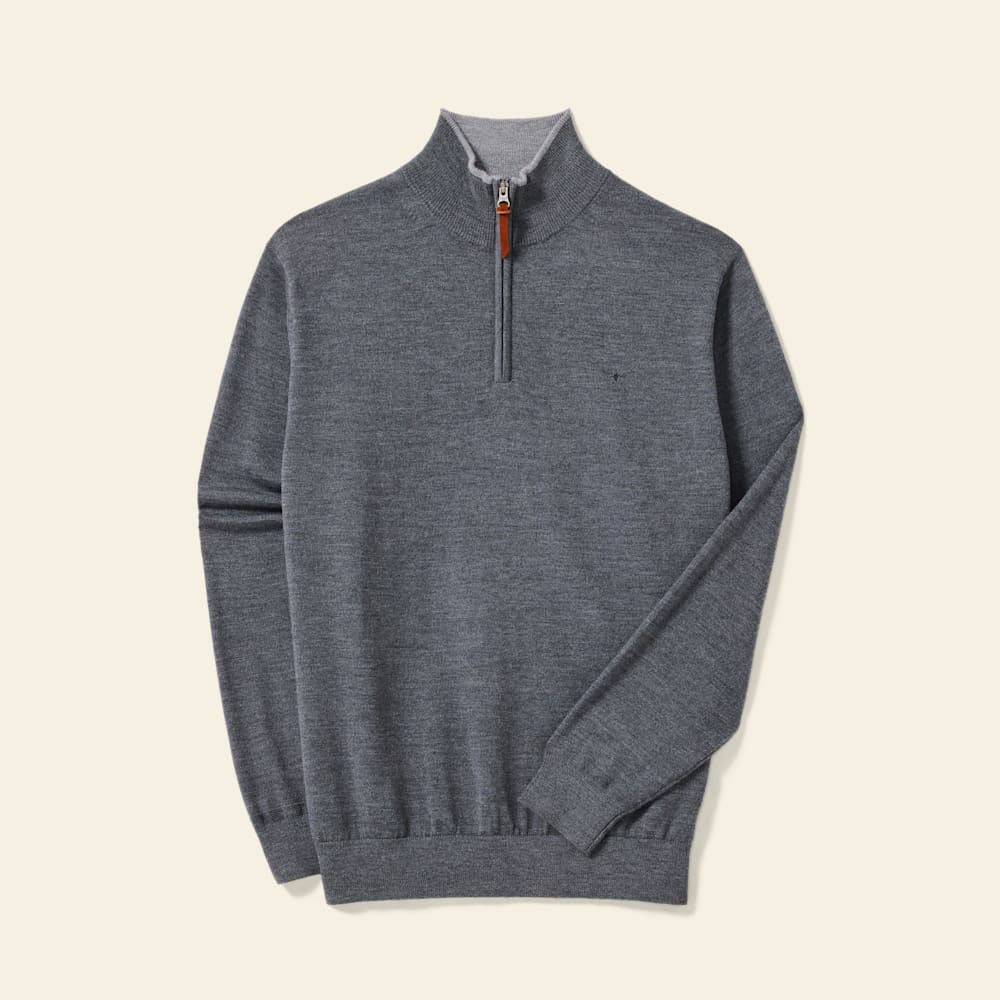 Ernest 1/4 zip merino knit | R.M.Williams® France