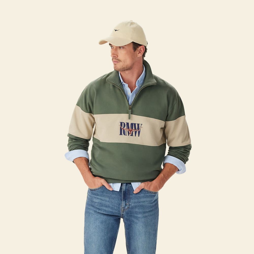 Heritage 1/4 zip sweatshirt | R.M.Williams® Sweden
