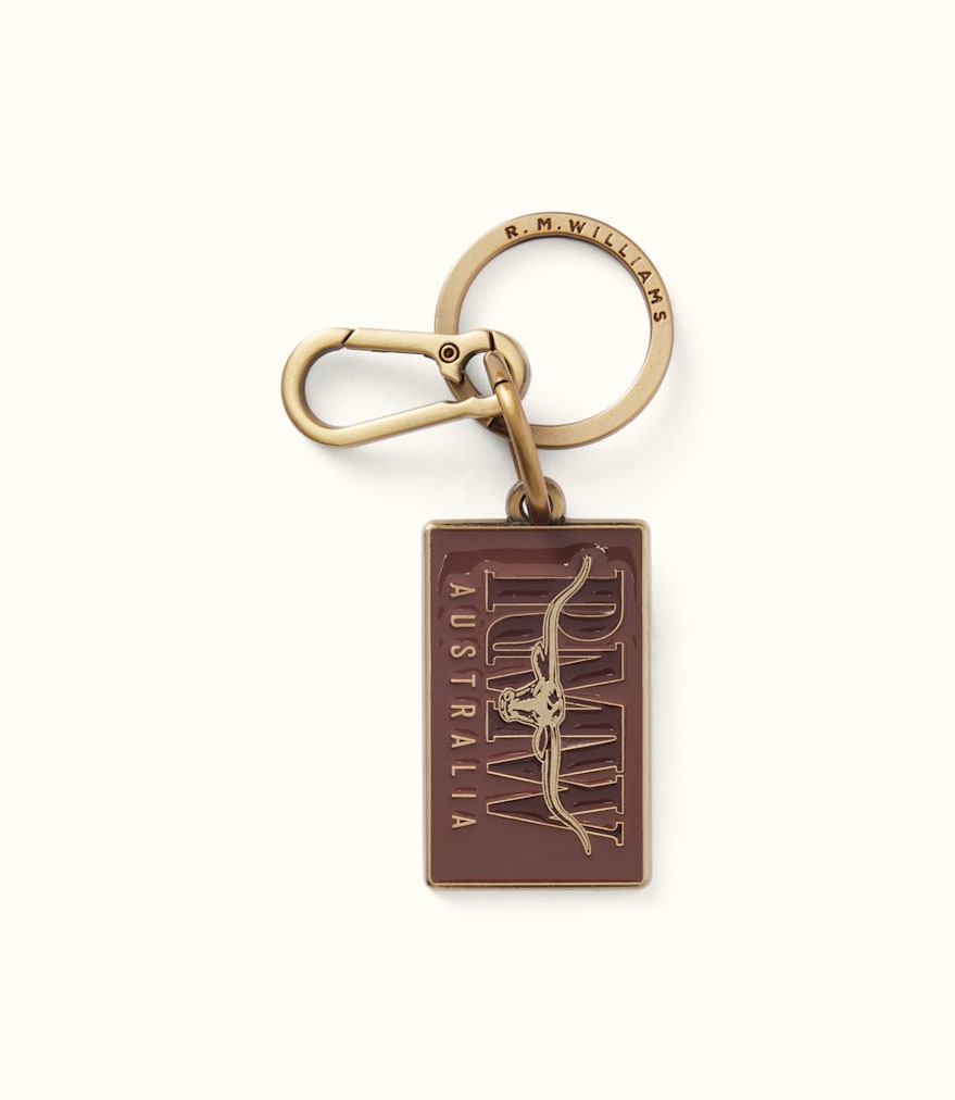 heritage-logo-enamel-keyring-brown