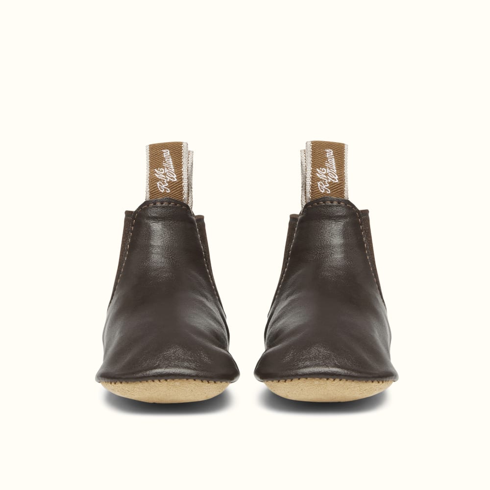 RM Williams – Baby Booties, Chestnut (MED) – Pago and Co