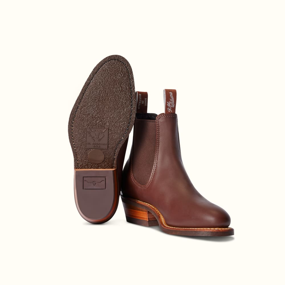 Lady Yearling Rubber Sole Boots R.M.Williams Chelsea Boots