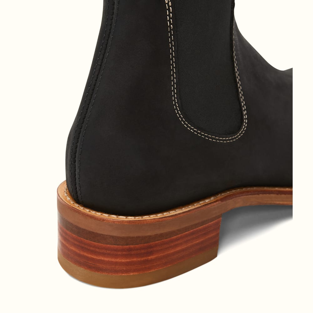  R.M. Williams Men's Gardner Leather Chelsea Boots, Black, 12.5  Medium US
